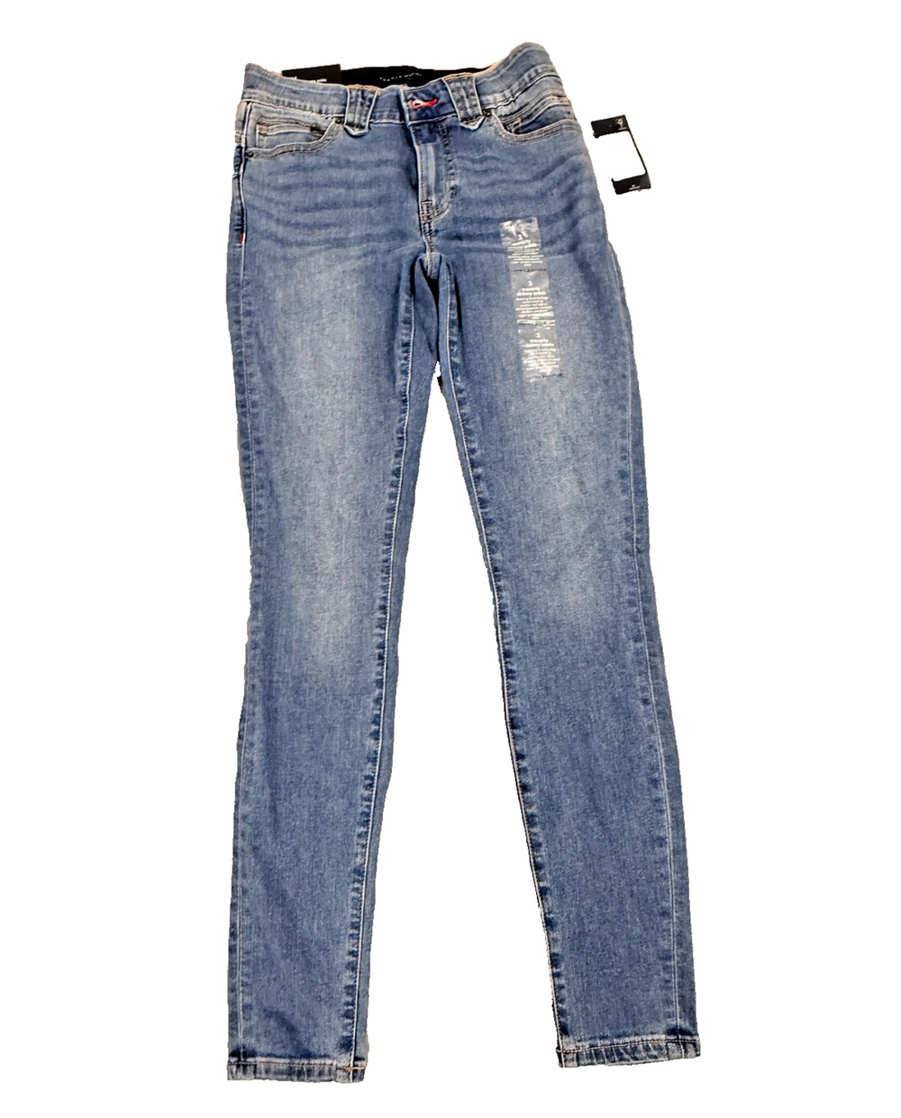Tommy Hilfiger Jeans Womens 2 Light Blue Denim Th Flex Waverly Skinny Ankle NWT